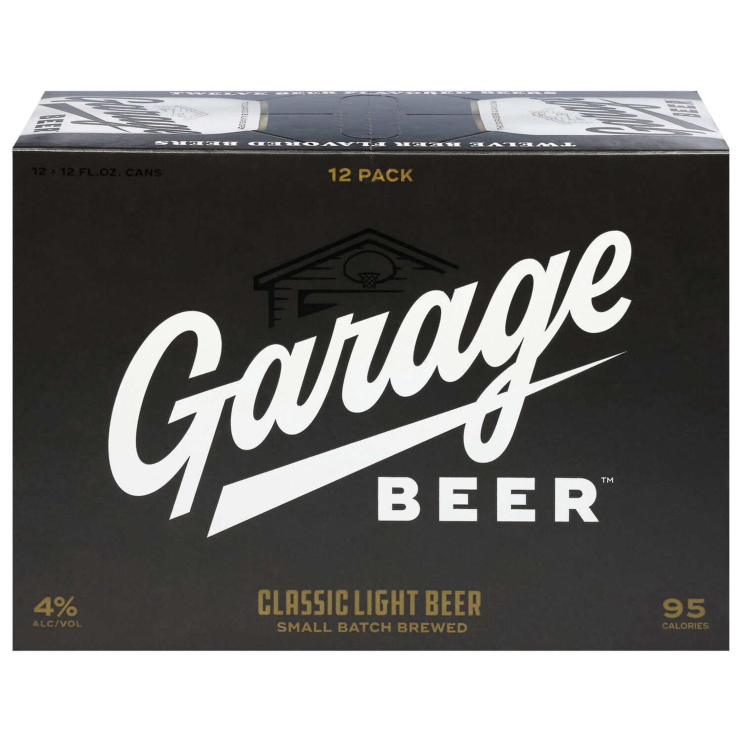 Garage Beer Beer, Light, Classic, 12 Pack - 12 Each - Brookshire's