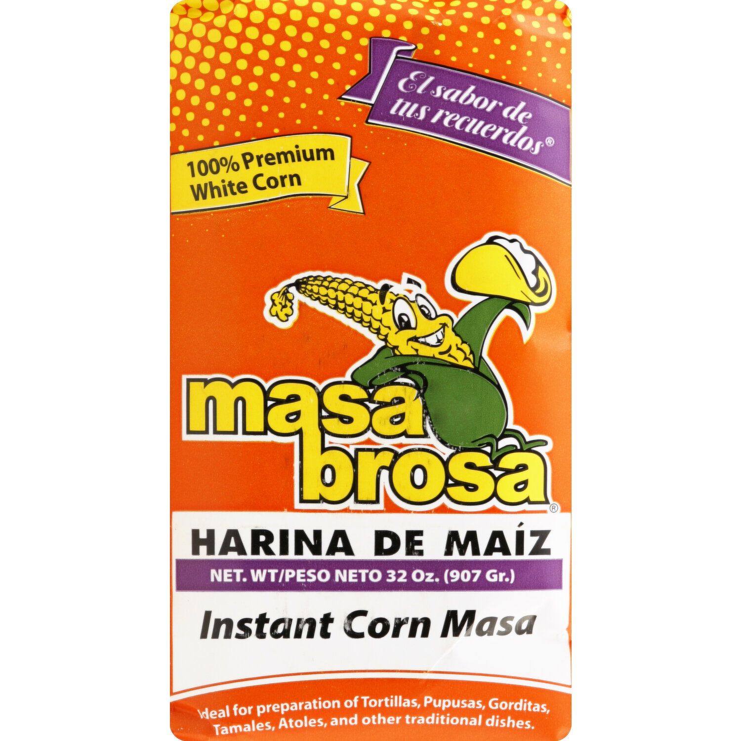 Masabrosa Corn Masa, Instant - 32 Ounce - Super 1 Foods