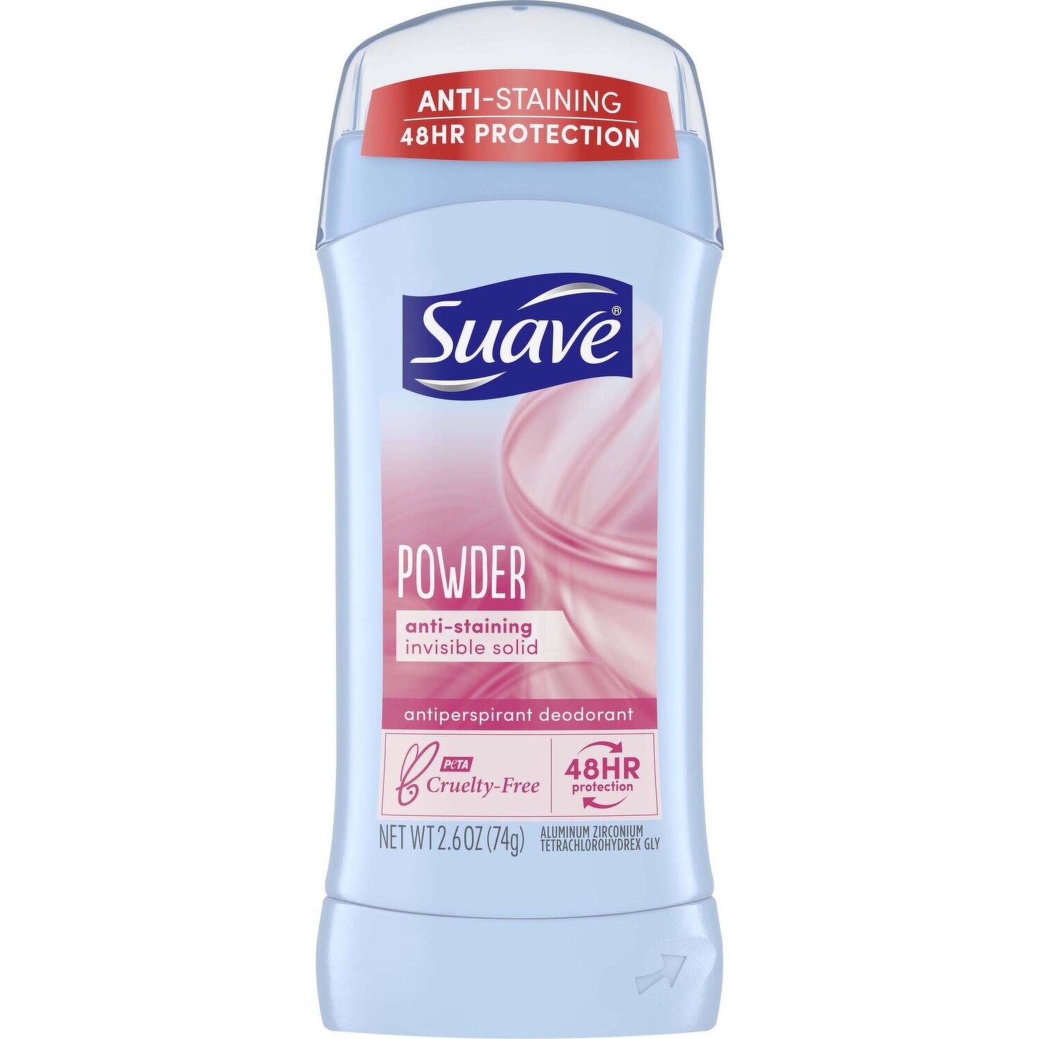 Suave Antiperspirant Deodorant, Powder, Invisible Solid Image 1 of 2