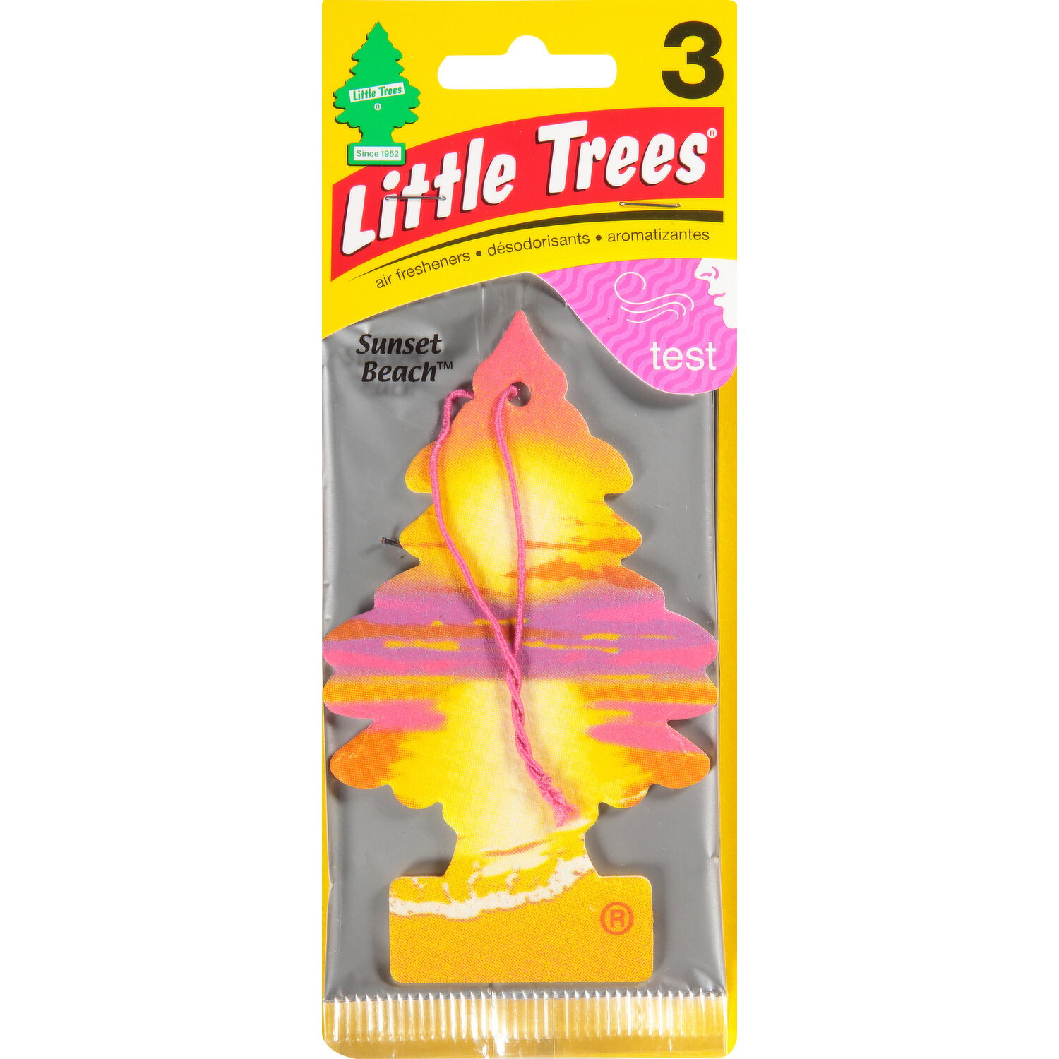 Little Trees Air Fresheners, Sunset Beach - 3 Each