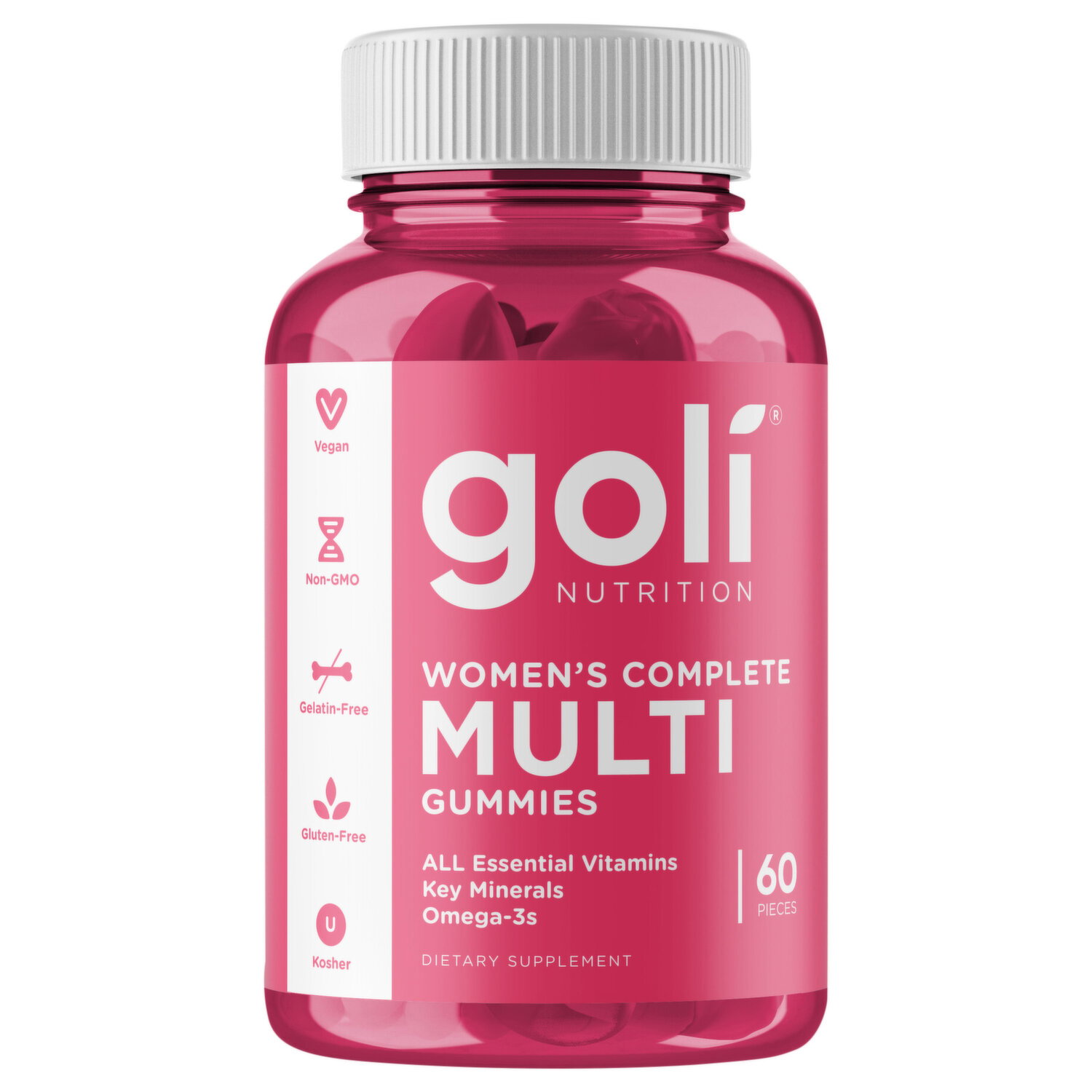Goli Nutrition Multi, Women's Complete, Gummies - 60 Each Image 1 of 2