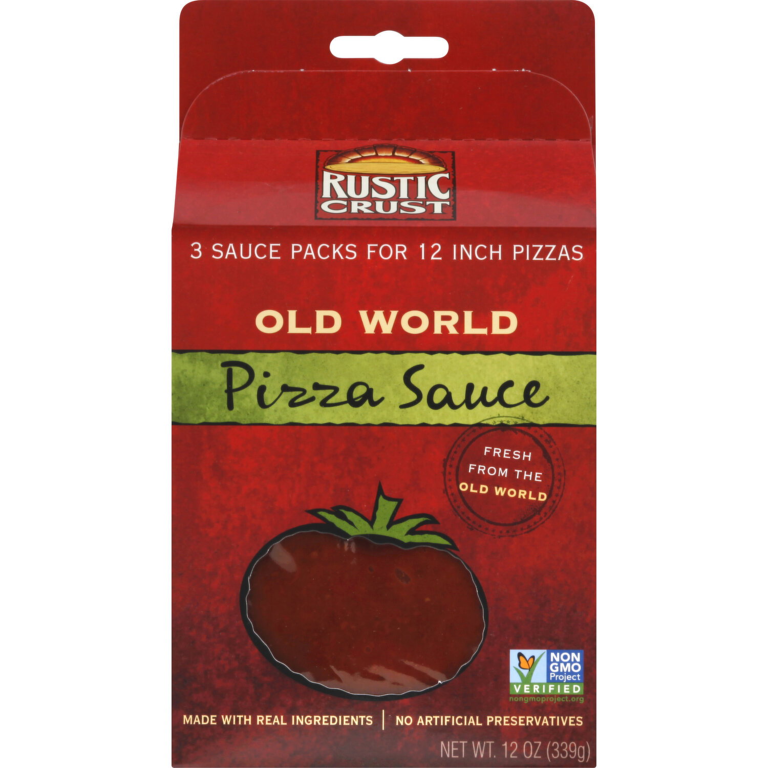Rustic Crust Pizza Sauce, Old World, 3 Pack Image 1 of 3