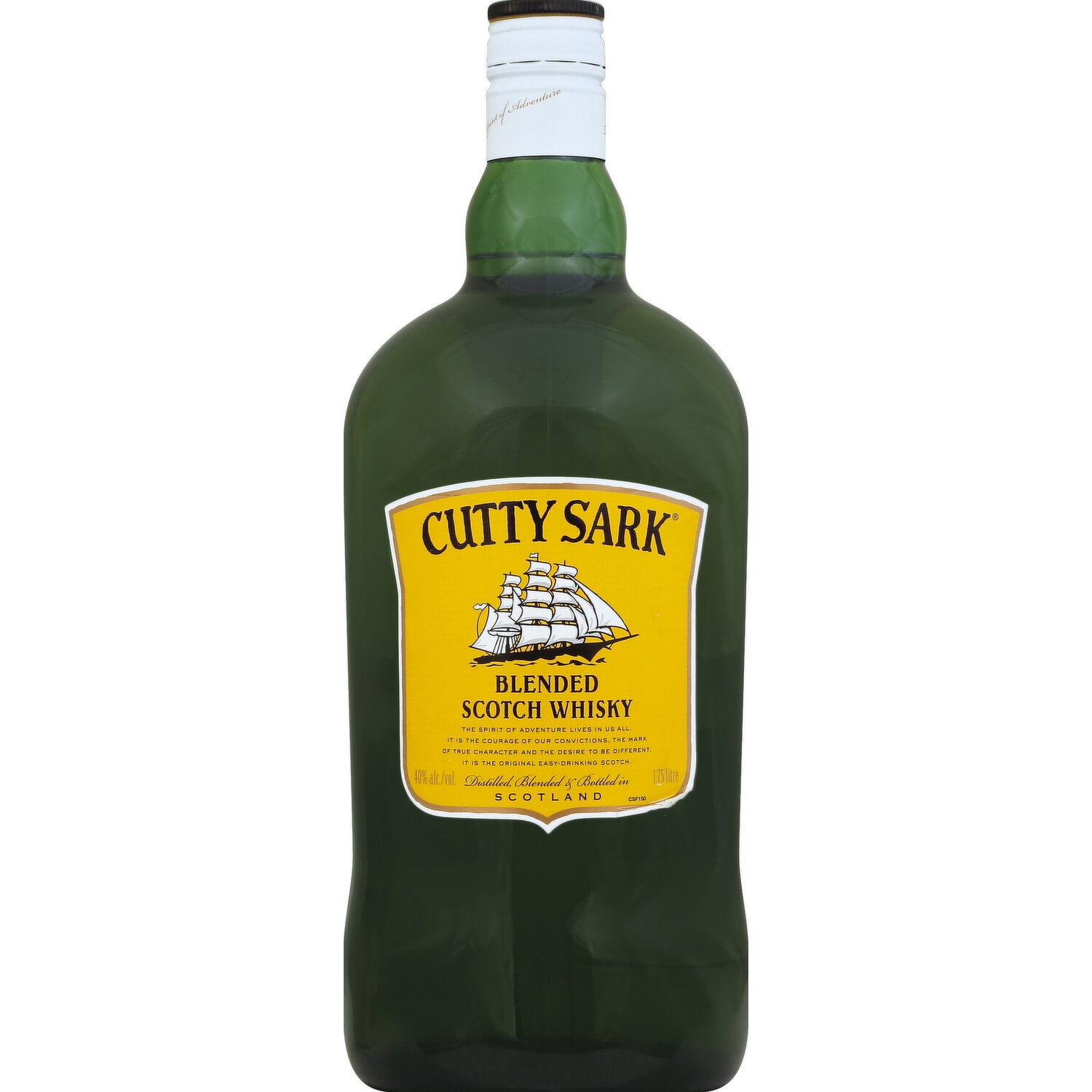 Cutty Sark Whisky, Blended Scotch - 1.75 Liter - Super 1 Foods