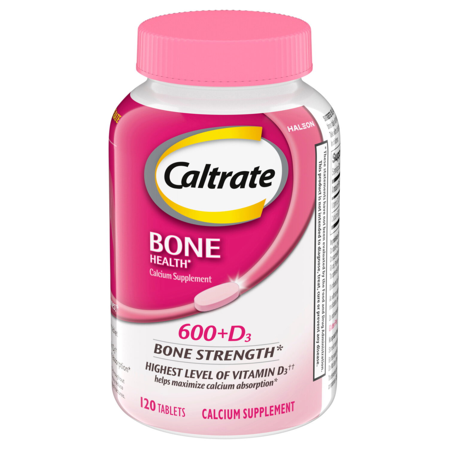 Caltrate 600 + D3, Bone Strength, Tablets - 120 Each Image 1 of 2