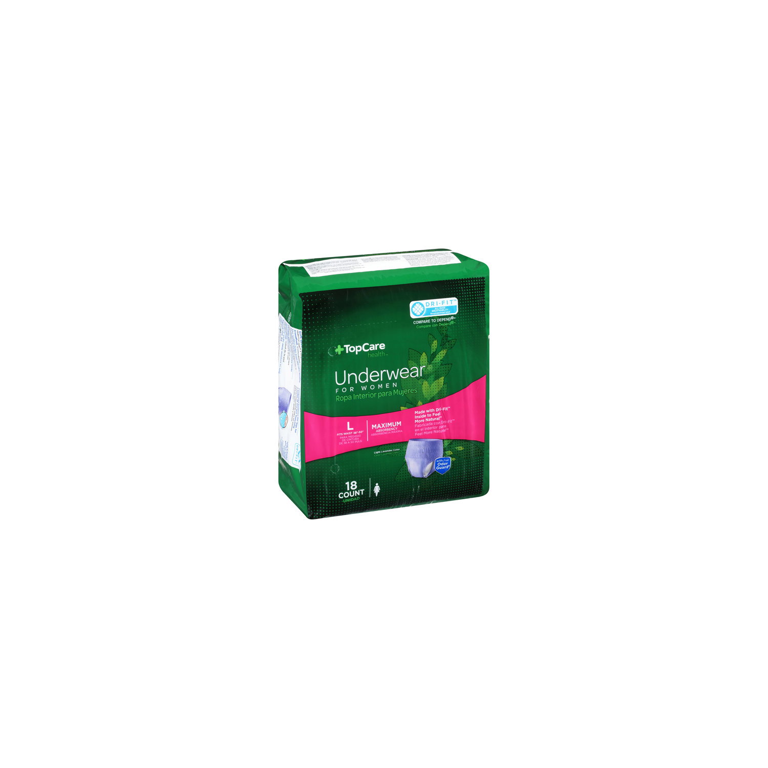 Topcare Maximum Absorbency L Underwear For Women ( 18 count )
