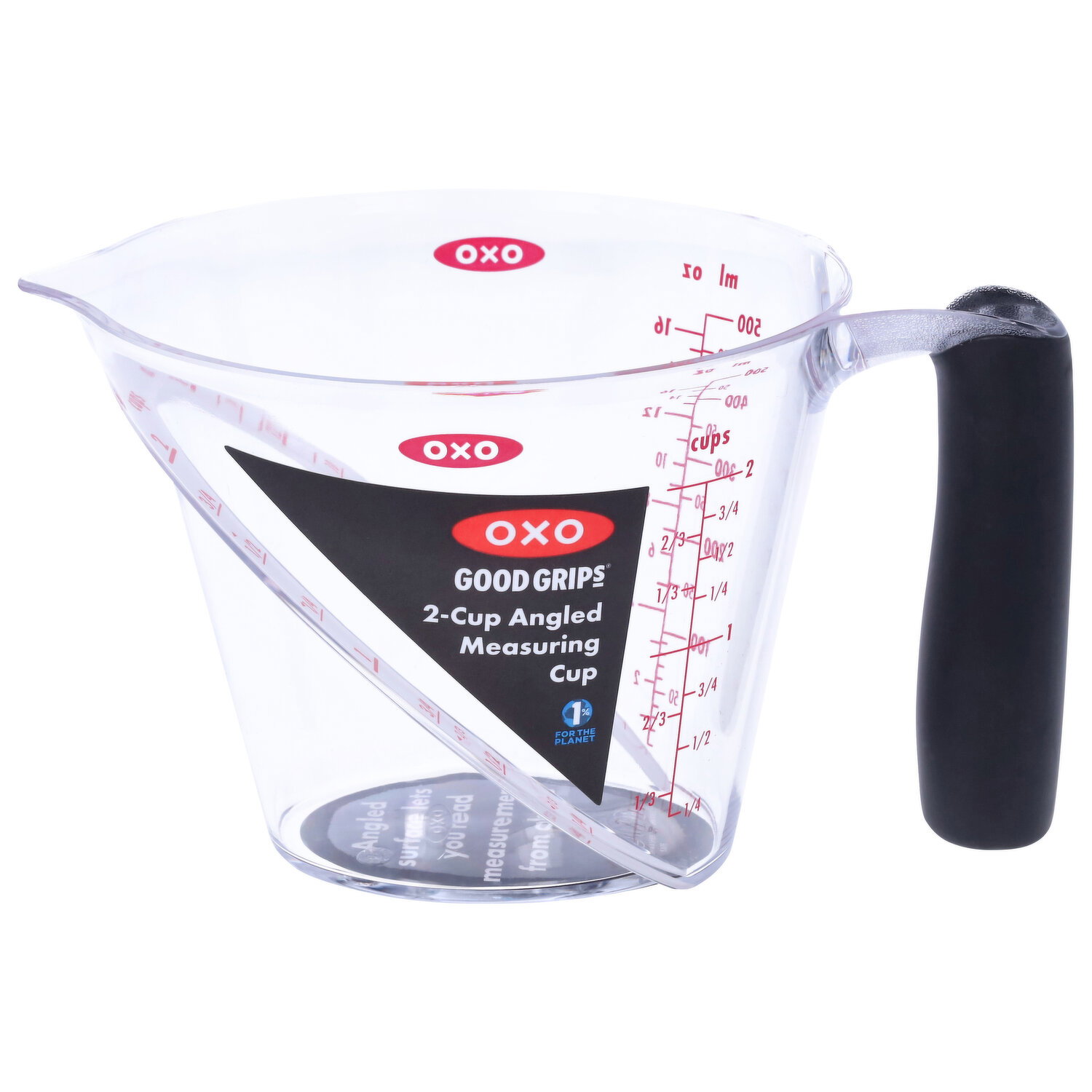 Oxo Measuring Cup, Angled, 2-Cup - 1 Each