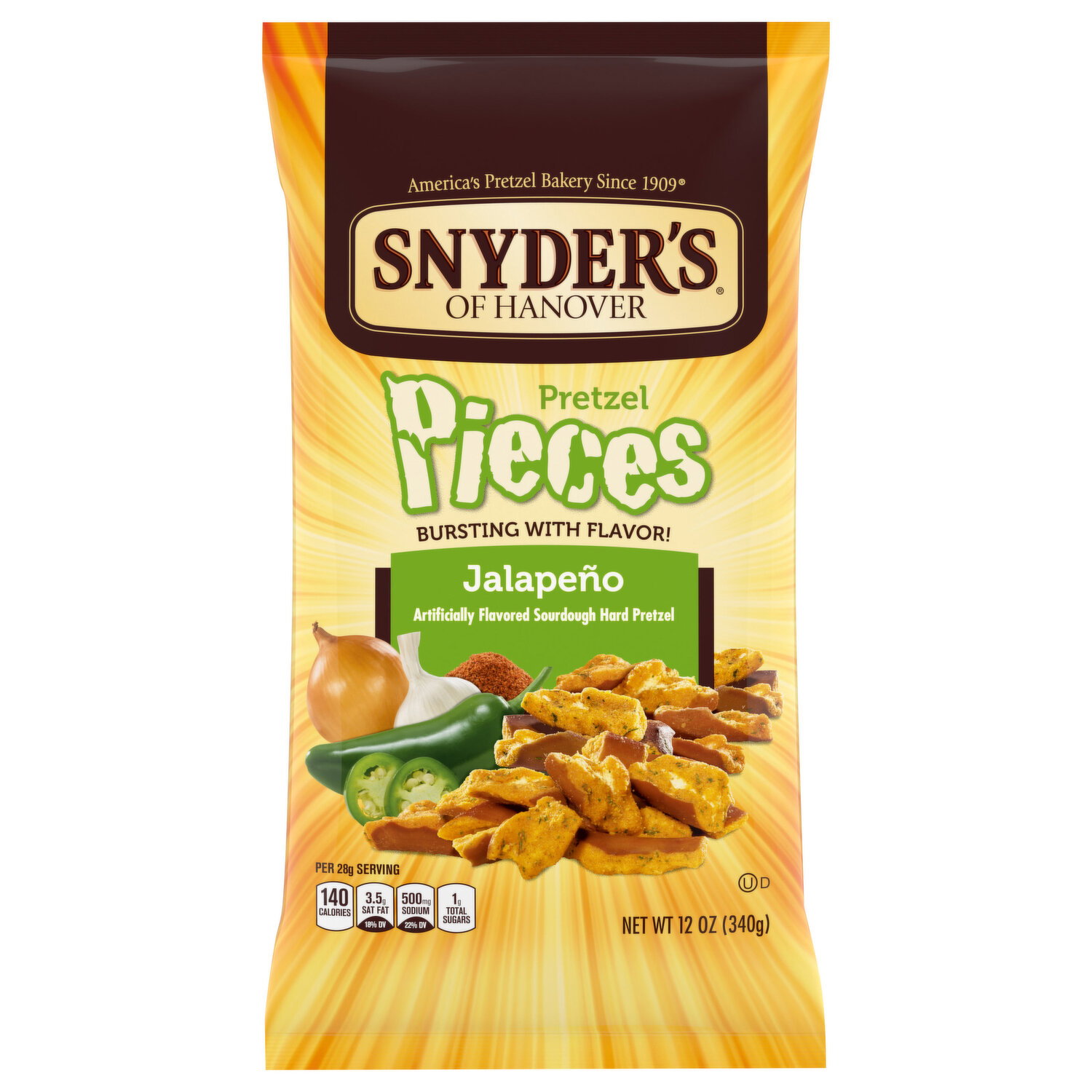 Snyder's of Hanover Pretzel Pieces, Jalapeno Image 1 of 3