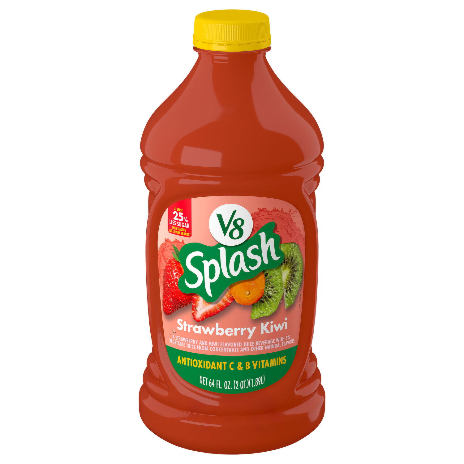 V8 Strawberry Banana 100% Vegetable & Fruit Blend Juice - 6