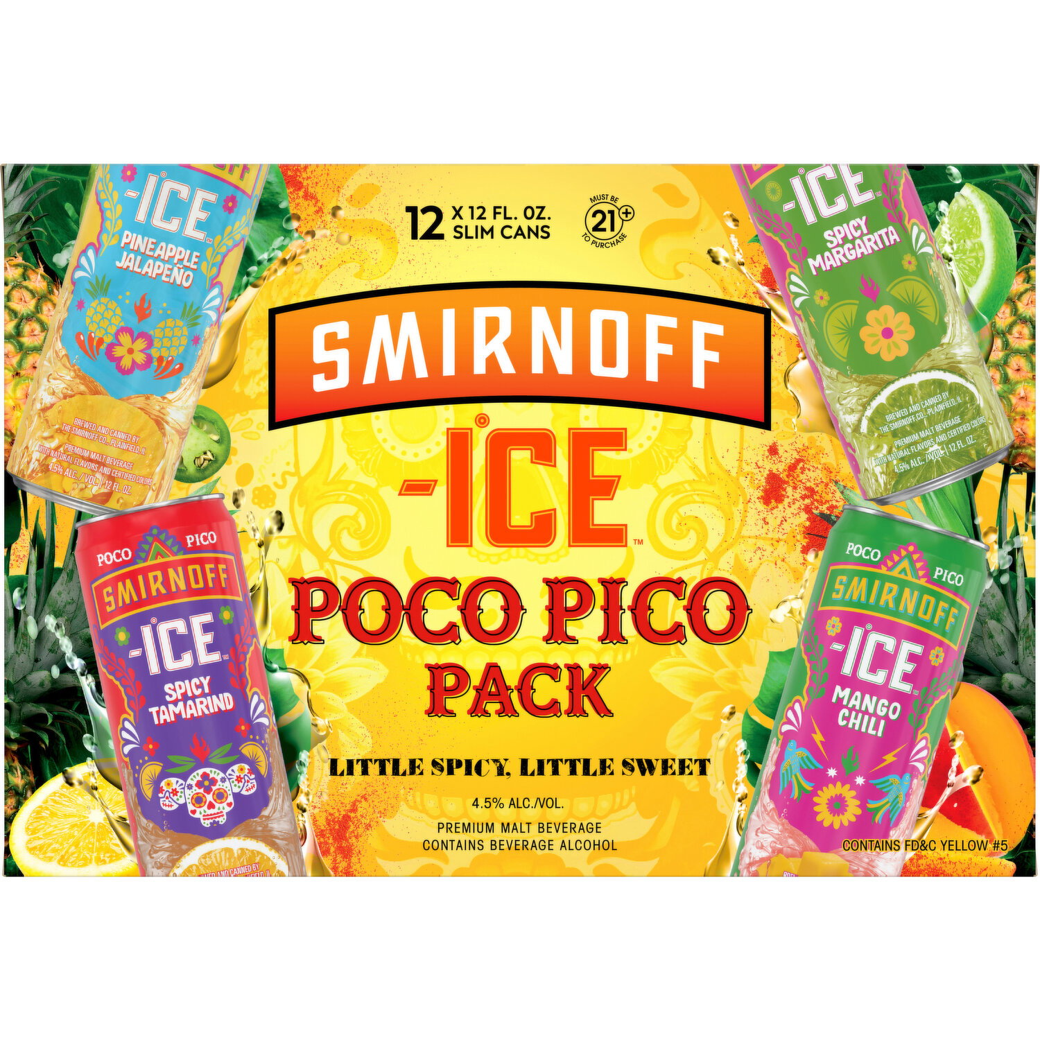 Smirnoff Malt Beverage, Premium, Poco Pico Pack - FRESH by