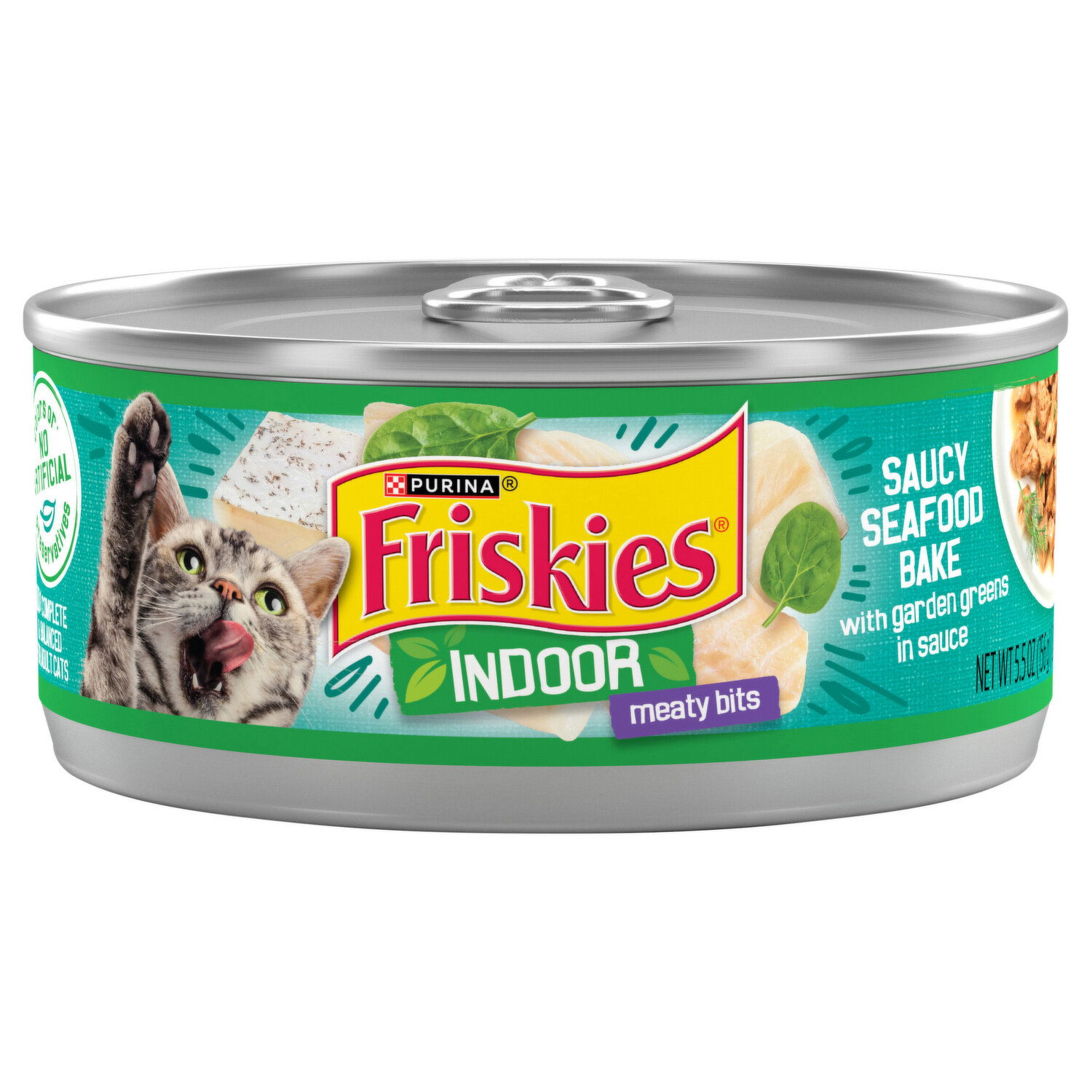 Friskies Cat Food with Whitefish Sardines in Sauce Shreds Adult Brookshire s