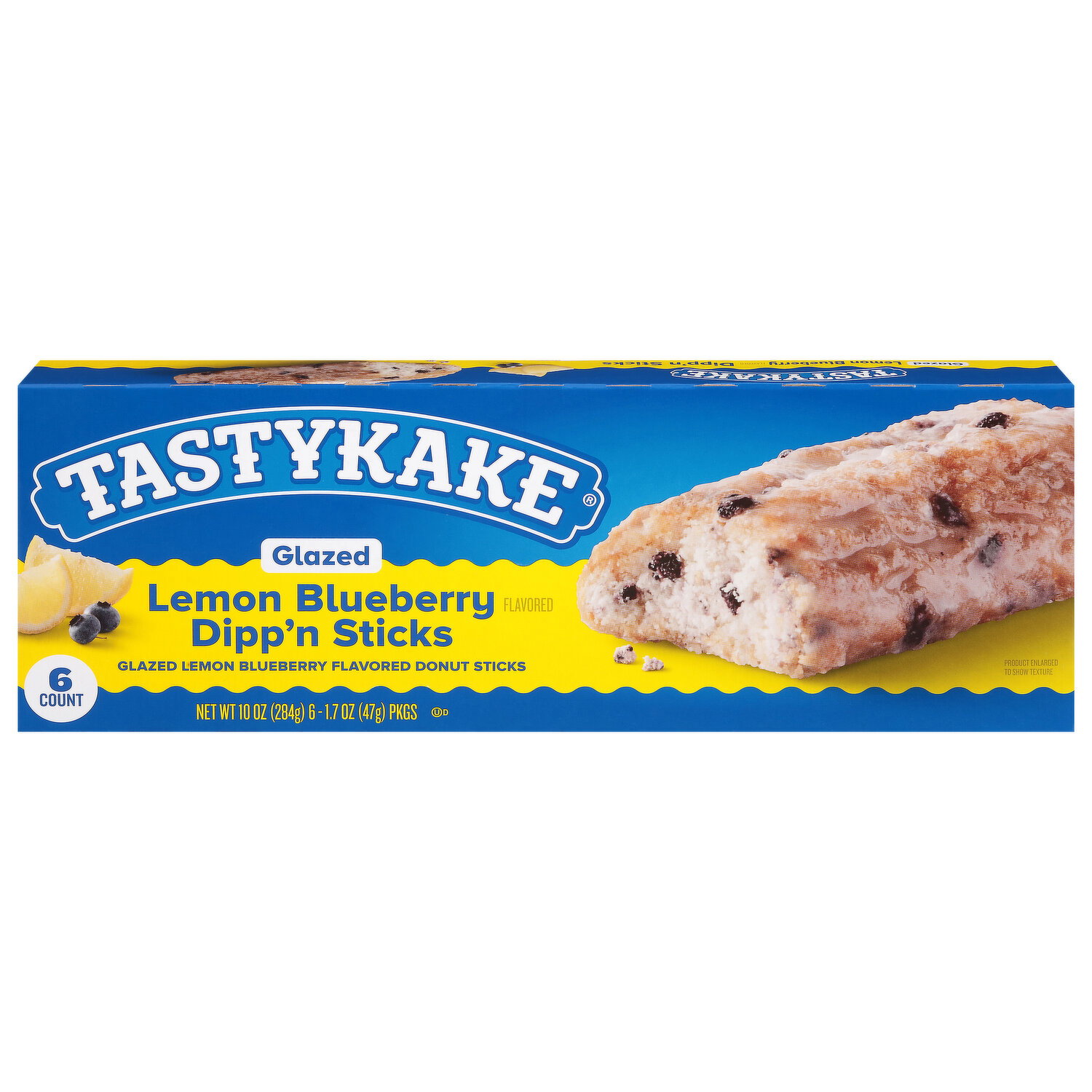 Tastykake Dipp'n Sticks, Lemon Blueberry, Glazed - 6 Each Image 1 of 3