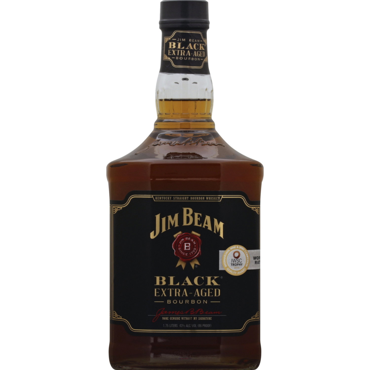 JIM BEAM BLACK スイープサイン Jim Beam Whiskey, Kentucky Straight Bourbon, Black, XA - Super 1 Foods