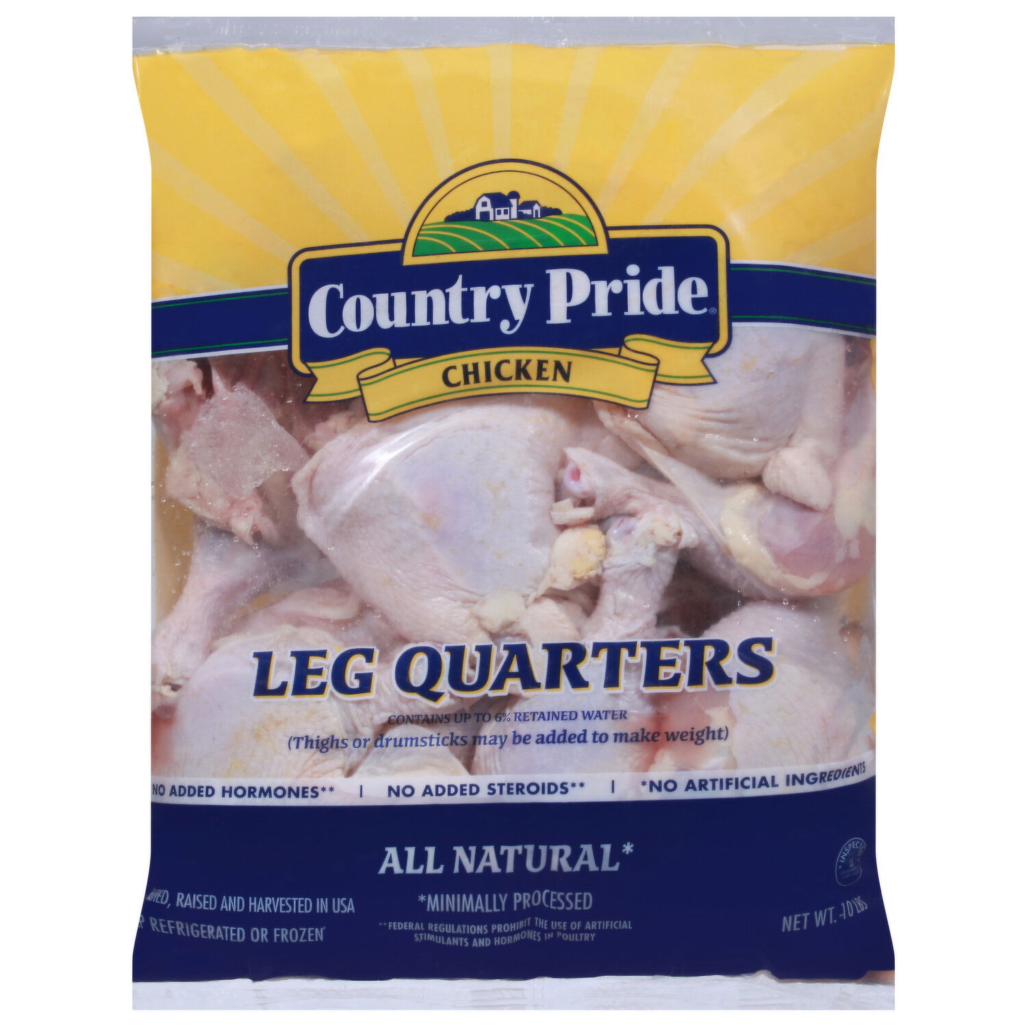 BUMP OF CHICKEN　MA1 Country Pride Chicken, Leg Quarters - 1 Each - Super 1 Foods