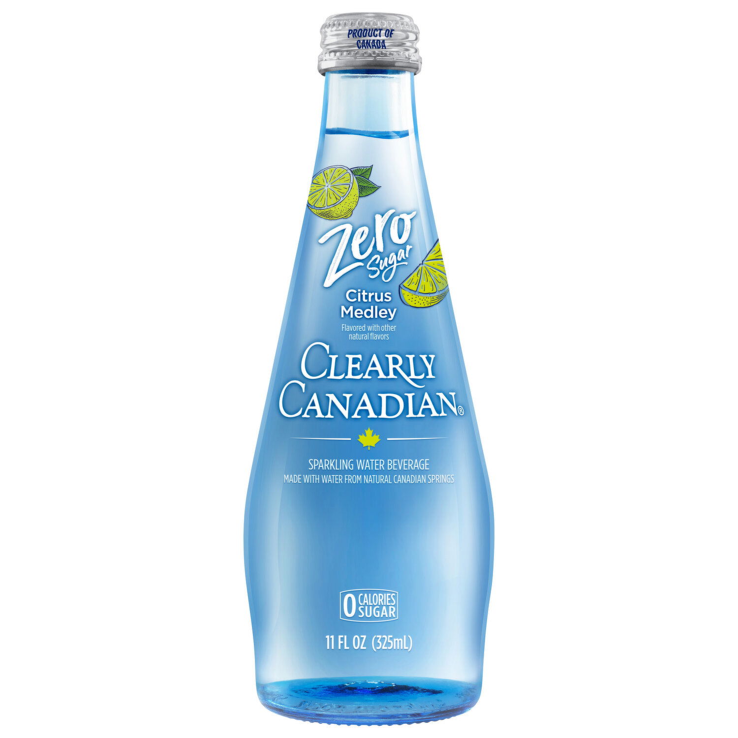 Clearly Canadian Sparkling Water Beverage, Zero Sugar