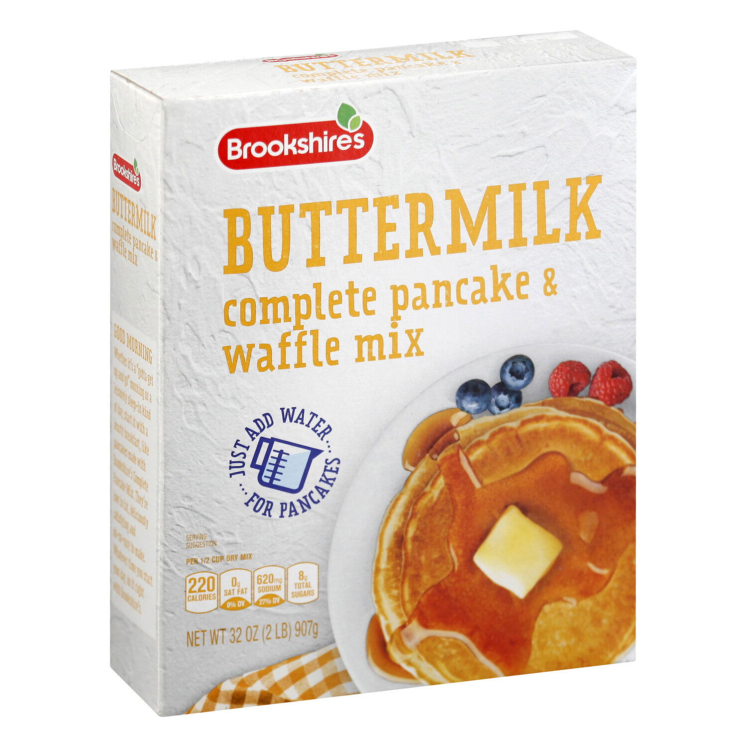 Brookshire's Complete Pancake & Waffle Mix, Buttermilk - 32 Brookshire's Complete Pancake & Waffle Mix, Buttermilk - 32