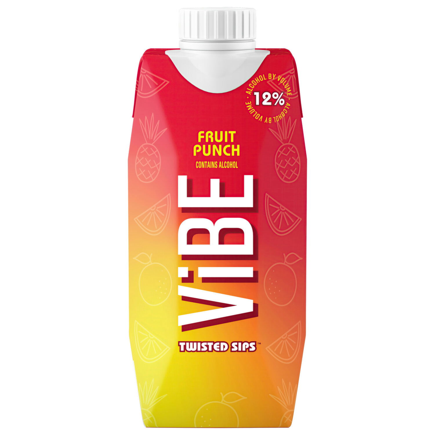 ViBE Twisted Sips Fruit Punch Tetra - 500 Milliliter