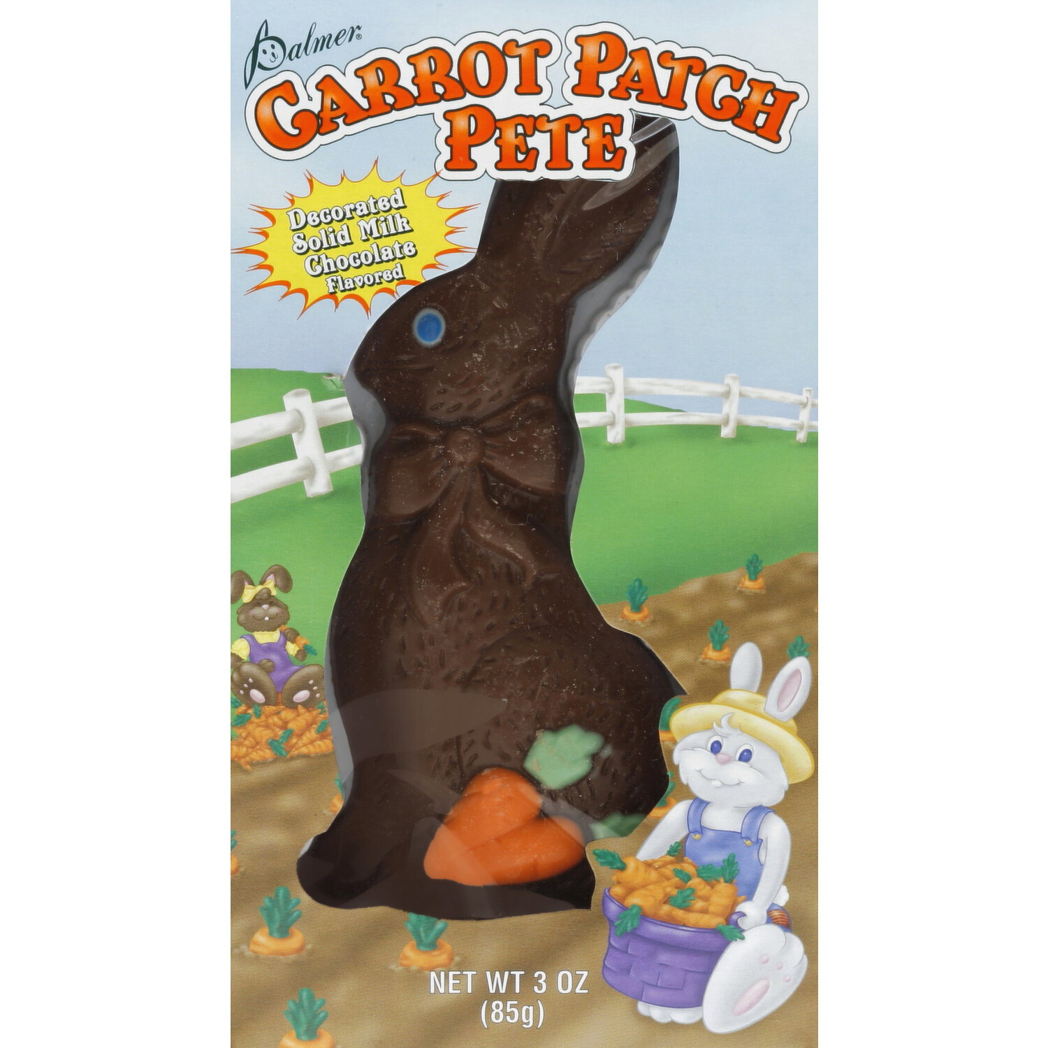 Palmer Milk Chocolate, Carrot Patch Pete - 3 Ounce - Spring Market