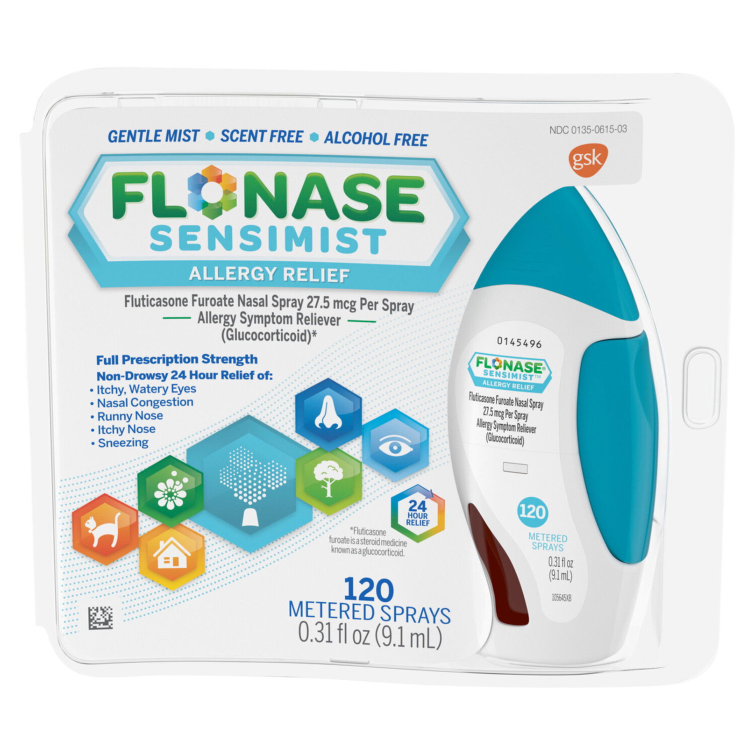 Flonase Allergy Relief Full Prescription Strength Non Drowsy Nasal Spray Super 1 Foods