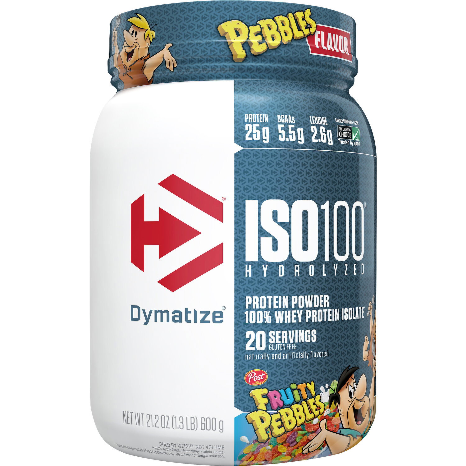 Dymatize Protein Powder, Fruity Pebbles - 21.2 Ounce Image 1 of 3