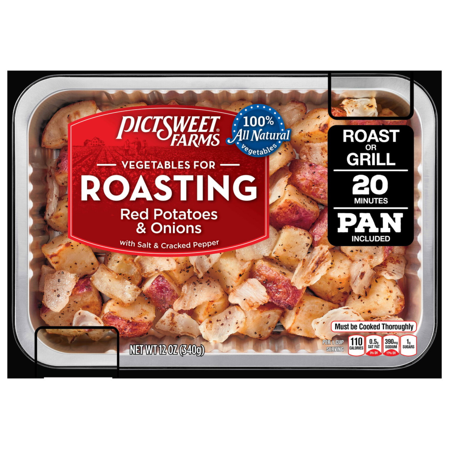 Pictsweet Farms Red Potatoes & Onions, with Salt & Cracked Pepper - 12 Ounce Image 1 of 3