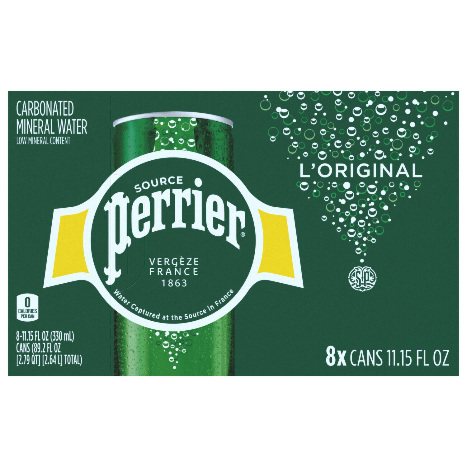 Perrier Mineral Water, Carbonated, L'Original Image 1 of 3