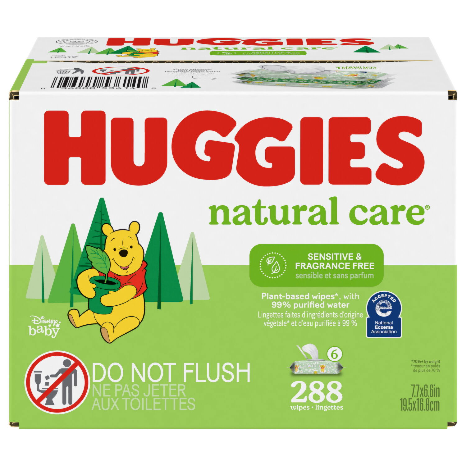 Huggies Wipes, Sensitive & Fragrance Free - 288 Each