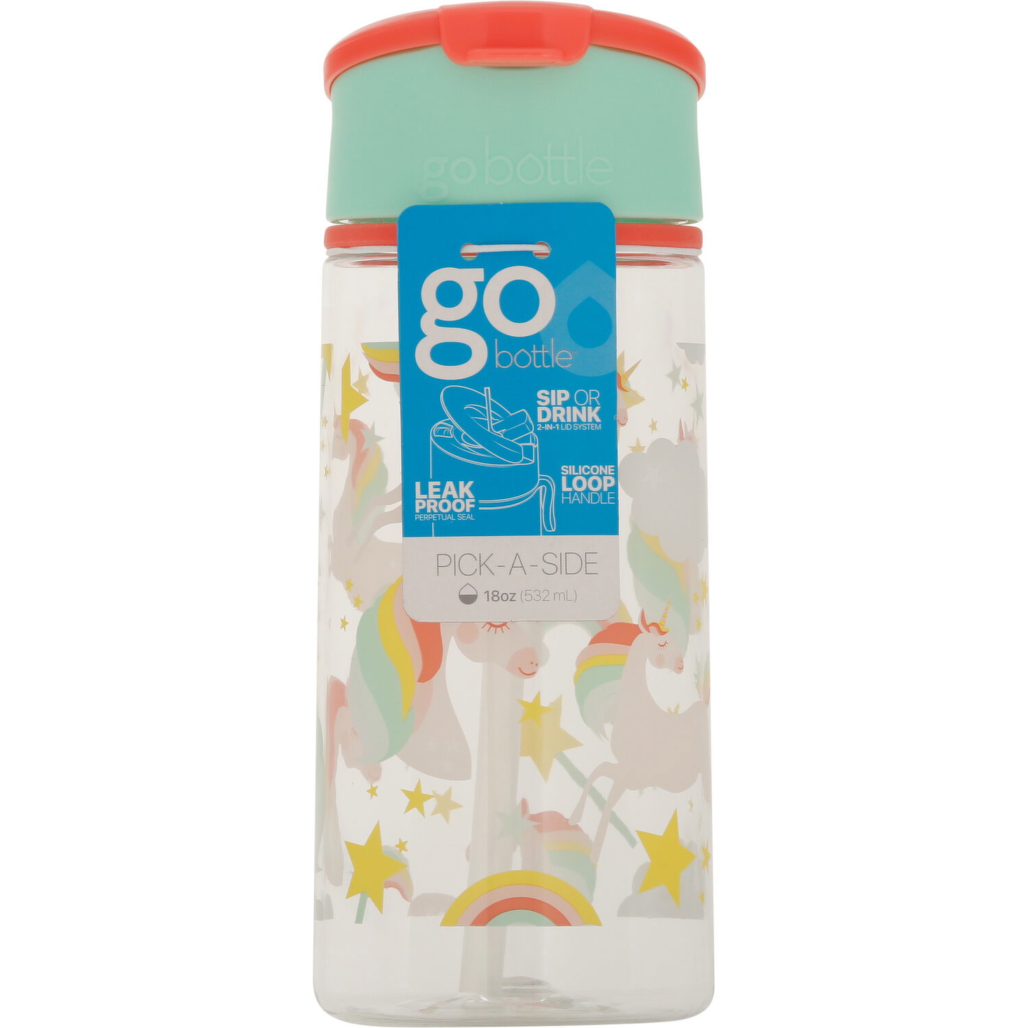 GoBottle Tumbler, Pick-A-Side, 18 Ounce