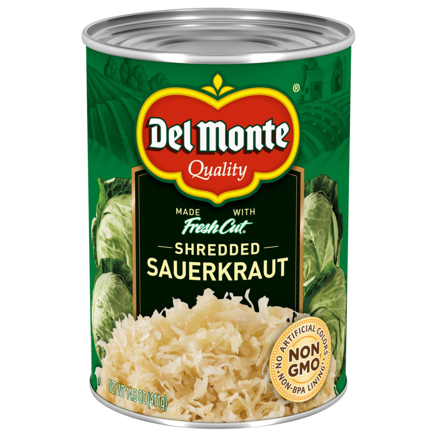Del Monte Shredded Sauerkraut - 14.5 Ounce Image 1 of 3