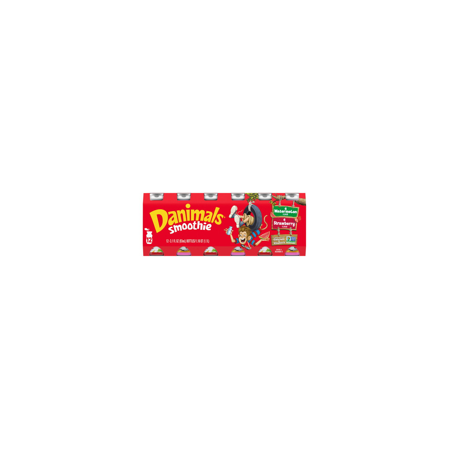 Danimals Smoothie, Watermelon/Strawberry