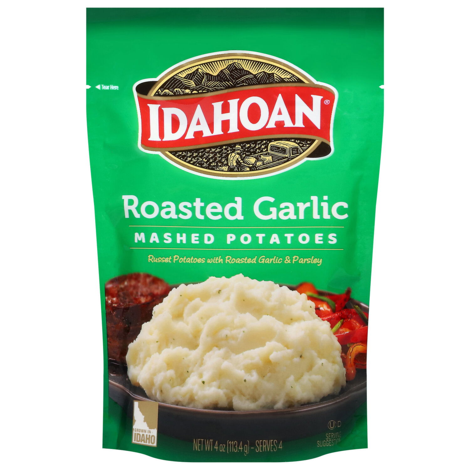 Idahoan Mashed Potatoes Roasted Garlic FRESH by Brookshire s