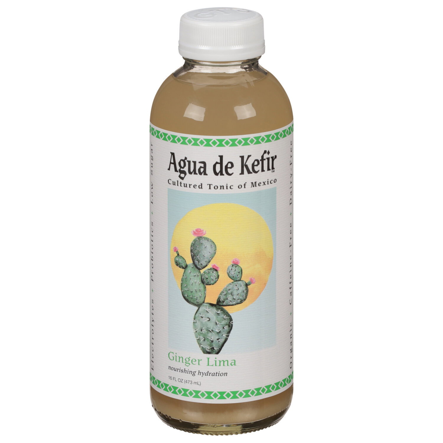 GT's Aqua Kefir, Ginger Lime Image 1 of 3