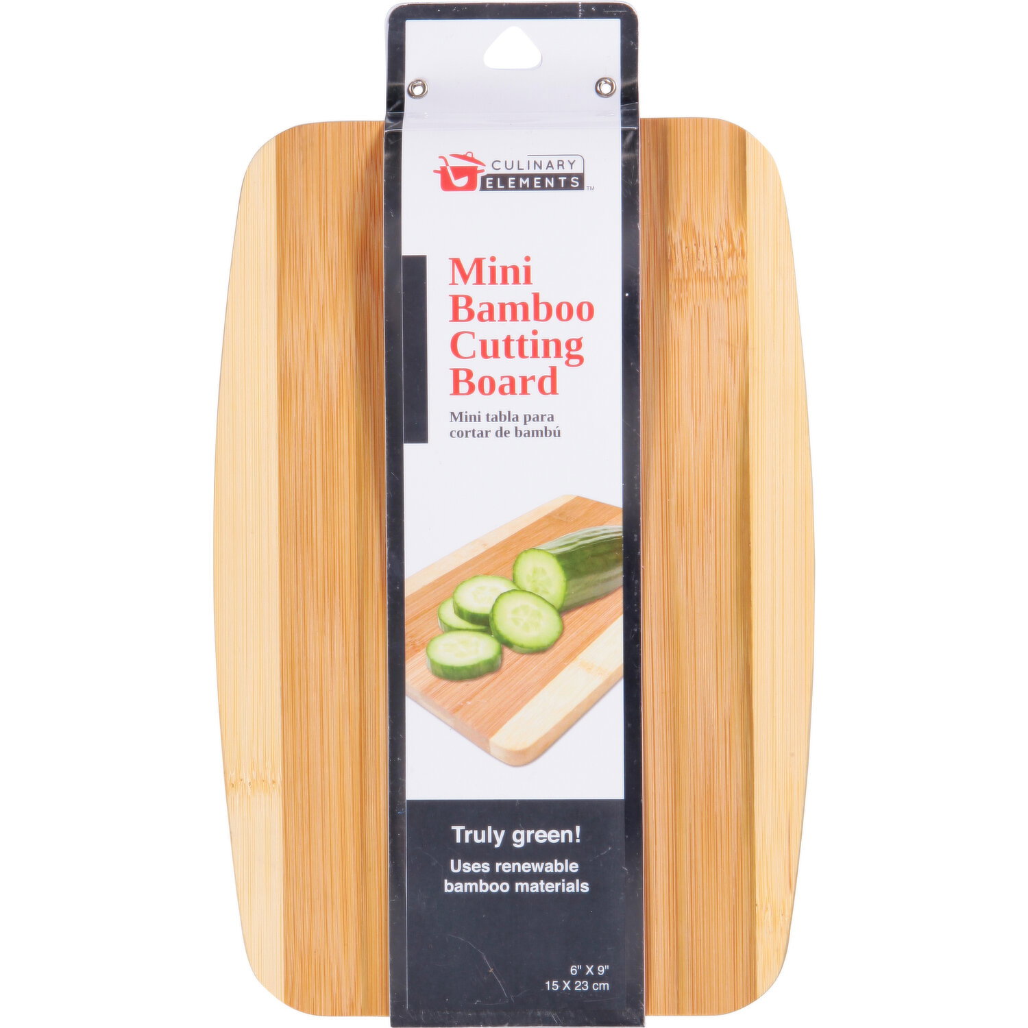 Culinary Elements Cutting Board, Mini Bamboo - 1 Each