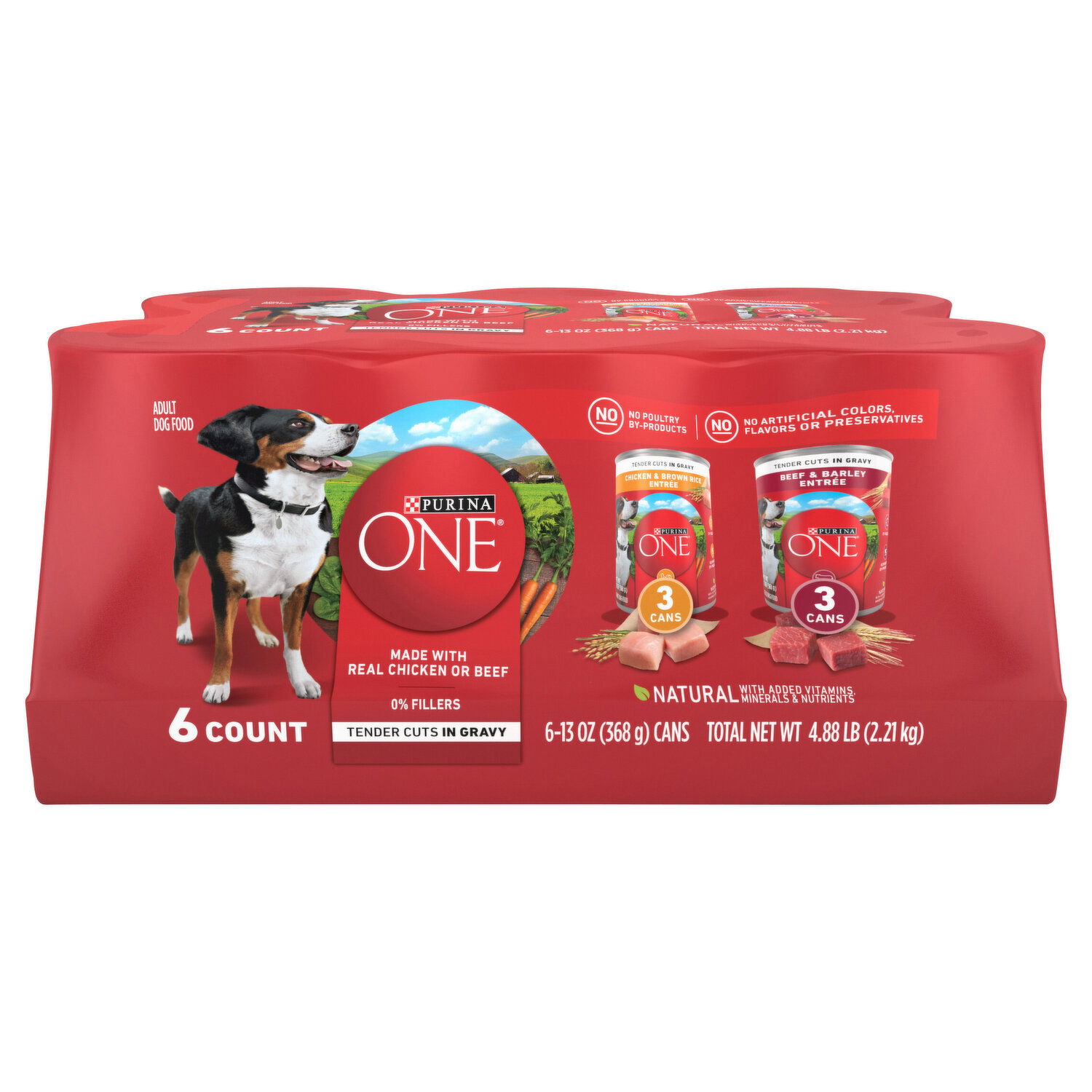 Purina One Food for Dogs, Vibrant Maturity, Adult 7+ - 16.5 Purina One Food for Dogs, Vibrant Maturity, Adult 7+ - 16.5