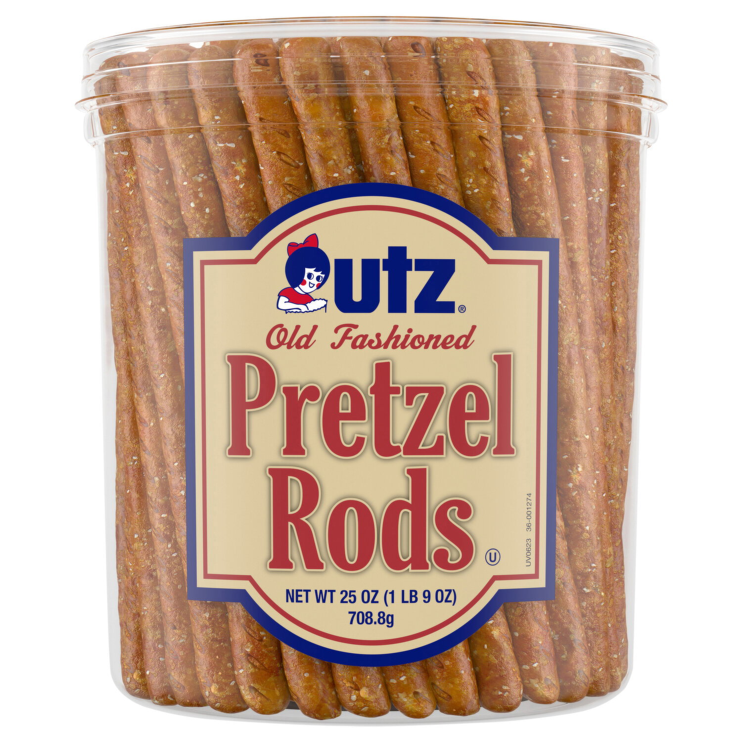 果物 UTTHI Utz Pretzel Rods, Old Fashioned - 25 Ounce - Super 1 Foods