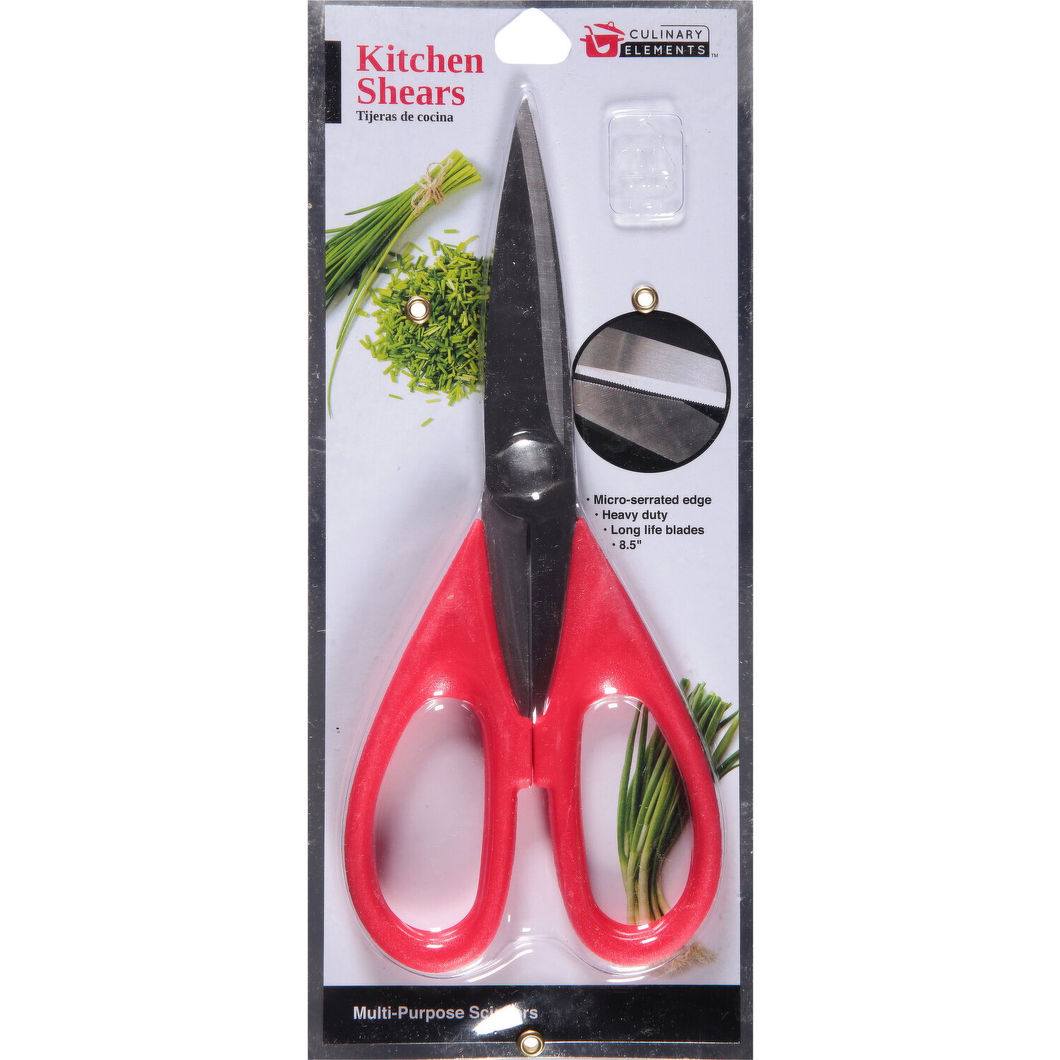 Culinary Elements Scissors, Multi-Purpose, 8.5 Inches - 1 Each