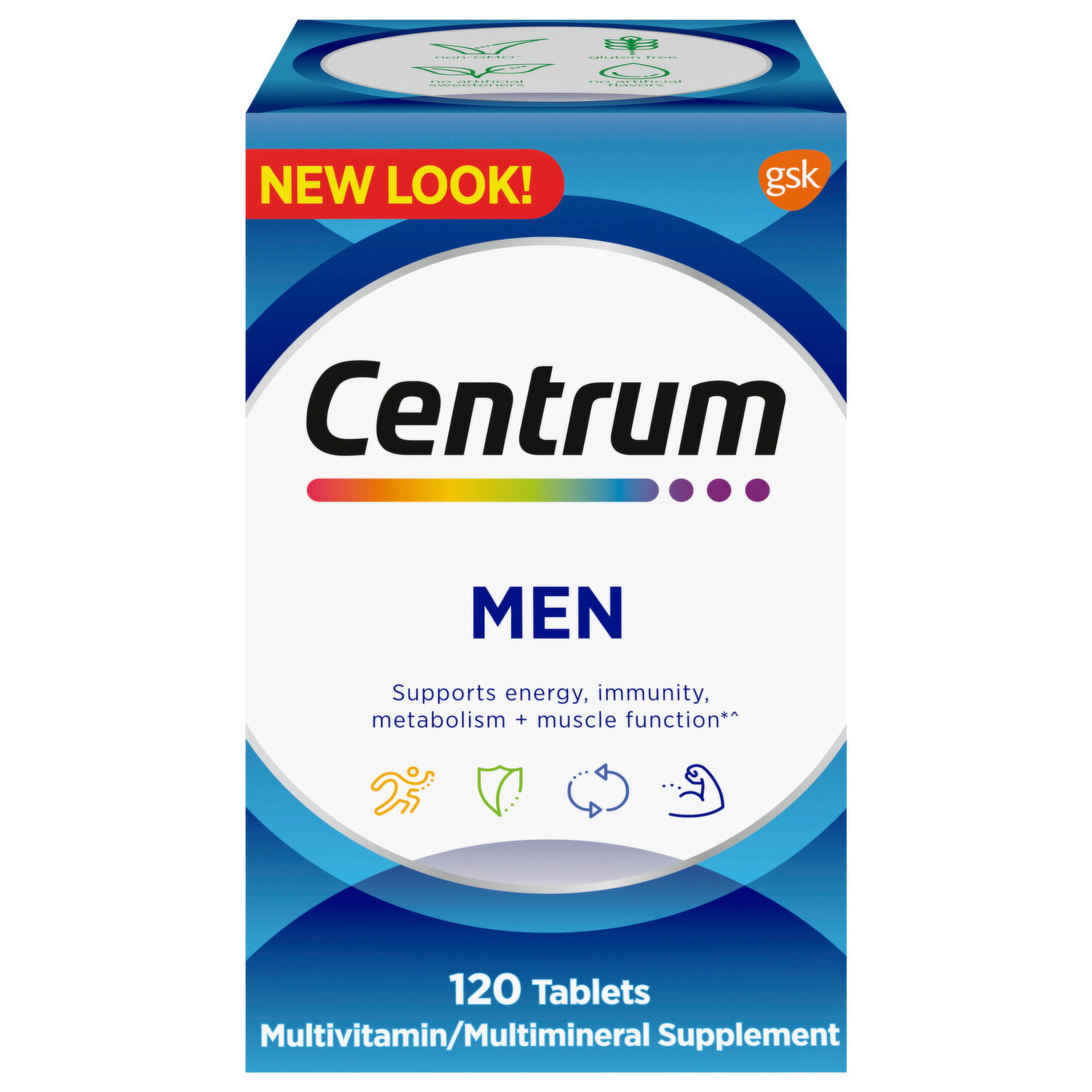 Centrum Multivitamin/Multimineral Supplement, Men, Tablets - 120 Each Image 1 of 2