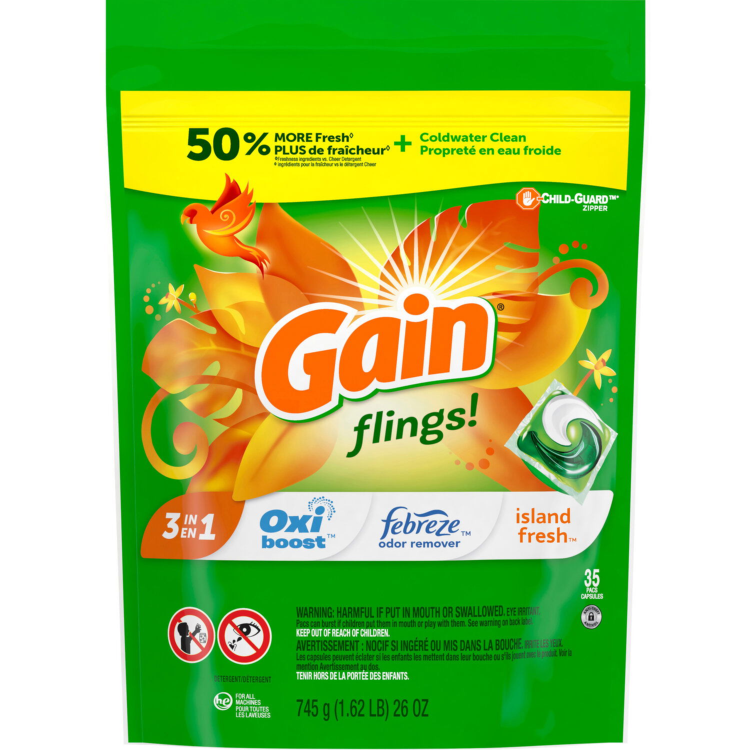 Gain flings pods good