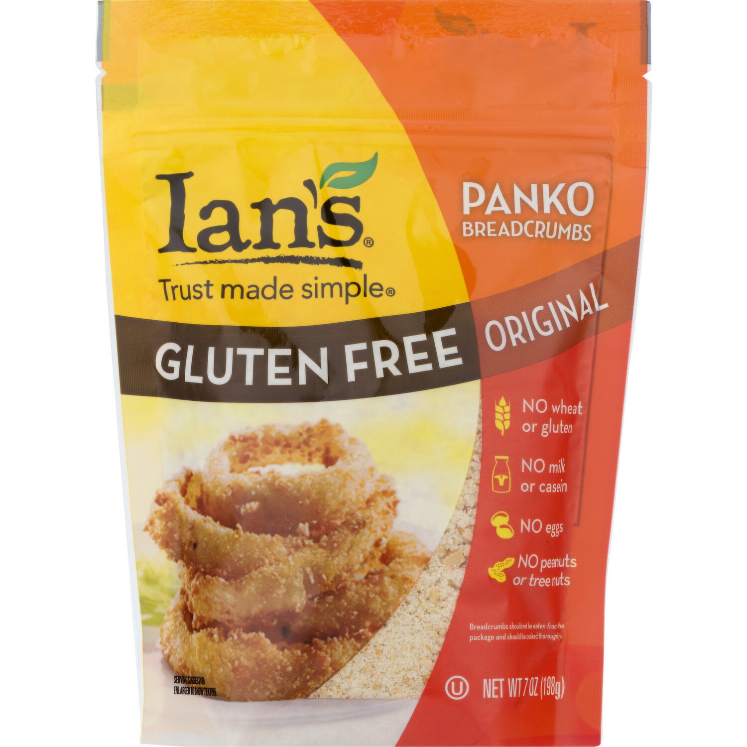 Ians Breadcrumbs, Gluten Free, Original, Panko Image 1 of 3