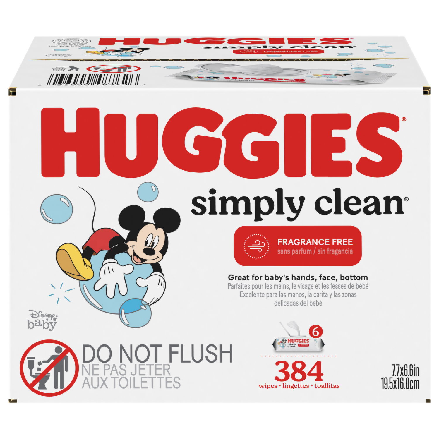Huggies Wipes, Disney Baby, Fragrance Free Image 1 of 4