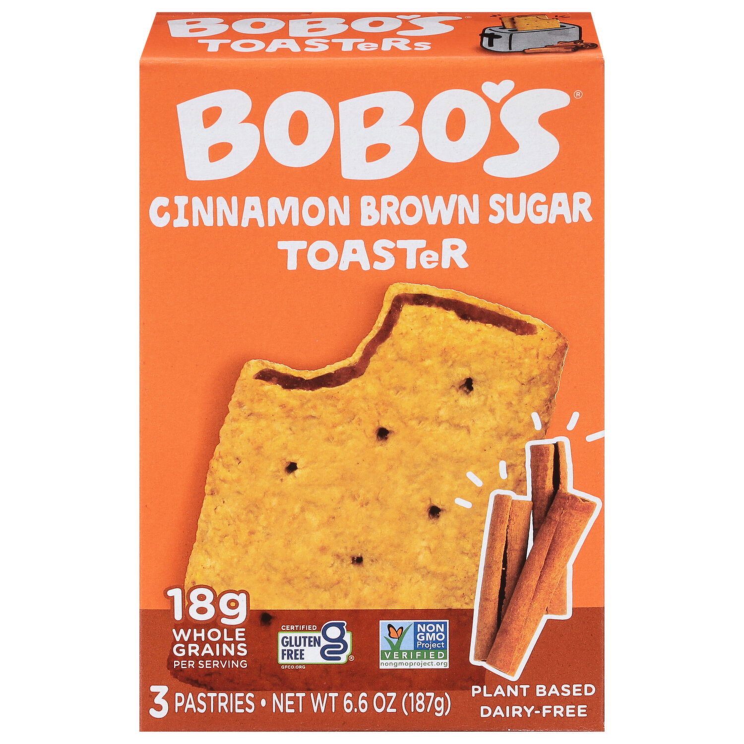Bobo's Toasters, Cinnamon Brown Sugar Image 1 of 3