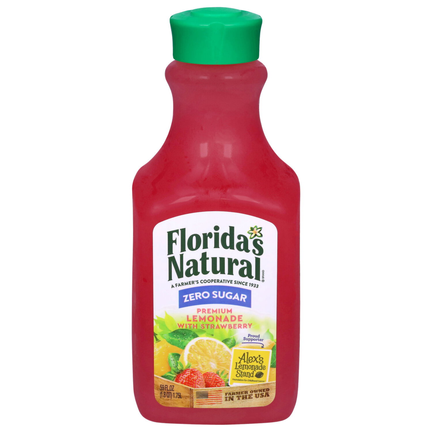 Florida's Natural Lemonade, with Strawberry, Premium Image 1 of 3