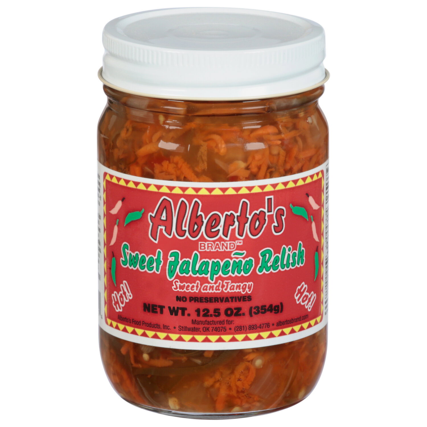 Alberto's Sweet Jalapeno Relish, Sweet & Tangy, Hot Image 1 of 3