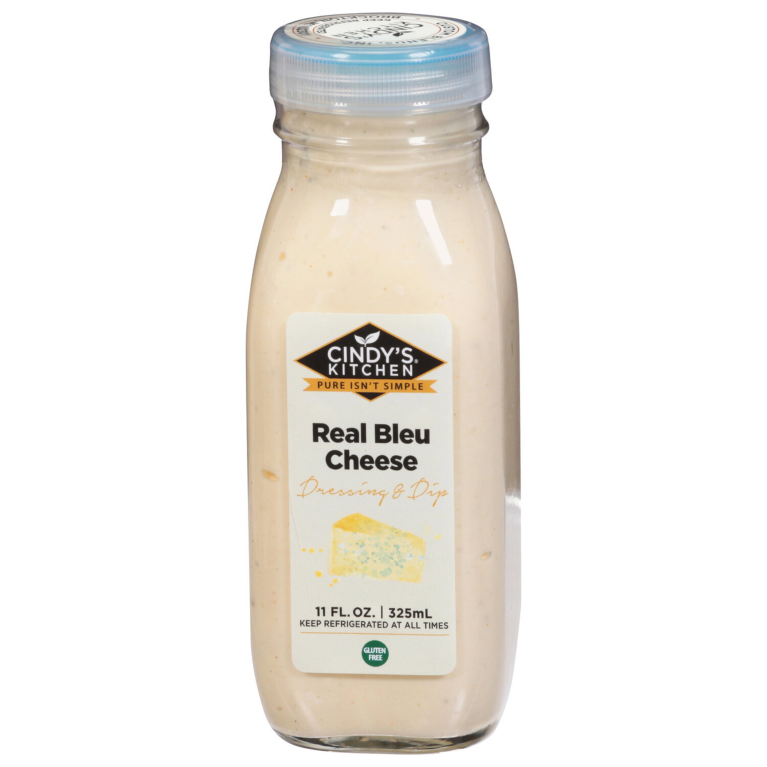 Cindy's Kitchen Dressing & Dip, Real Bleu Cheese - 11 Fluid Ounce Image 1 of 3