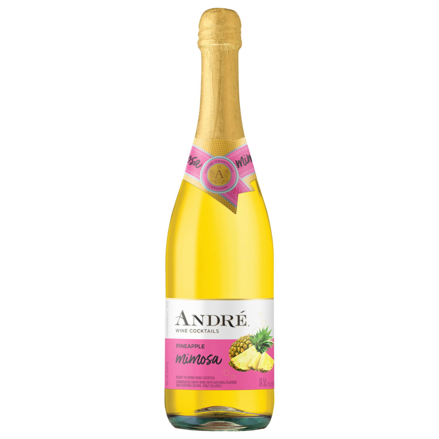 Andre Pineapple Mimosa Sparkling Wine Cocktail 750ml - 750 Milliliter