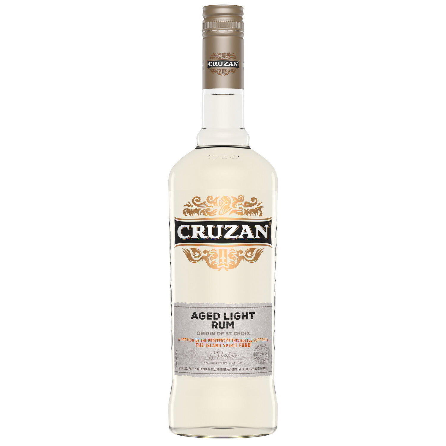 Cruzan Aged Light Rum, 750 ml     - 750 Milliliter