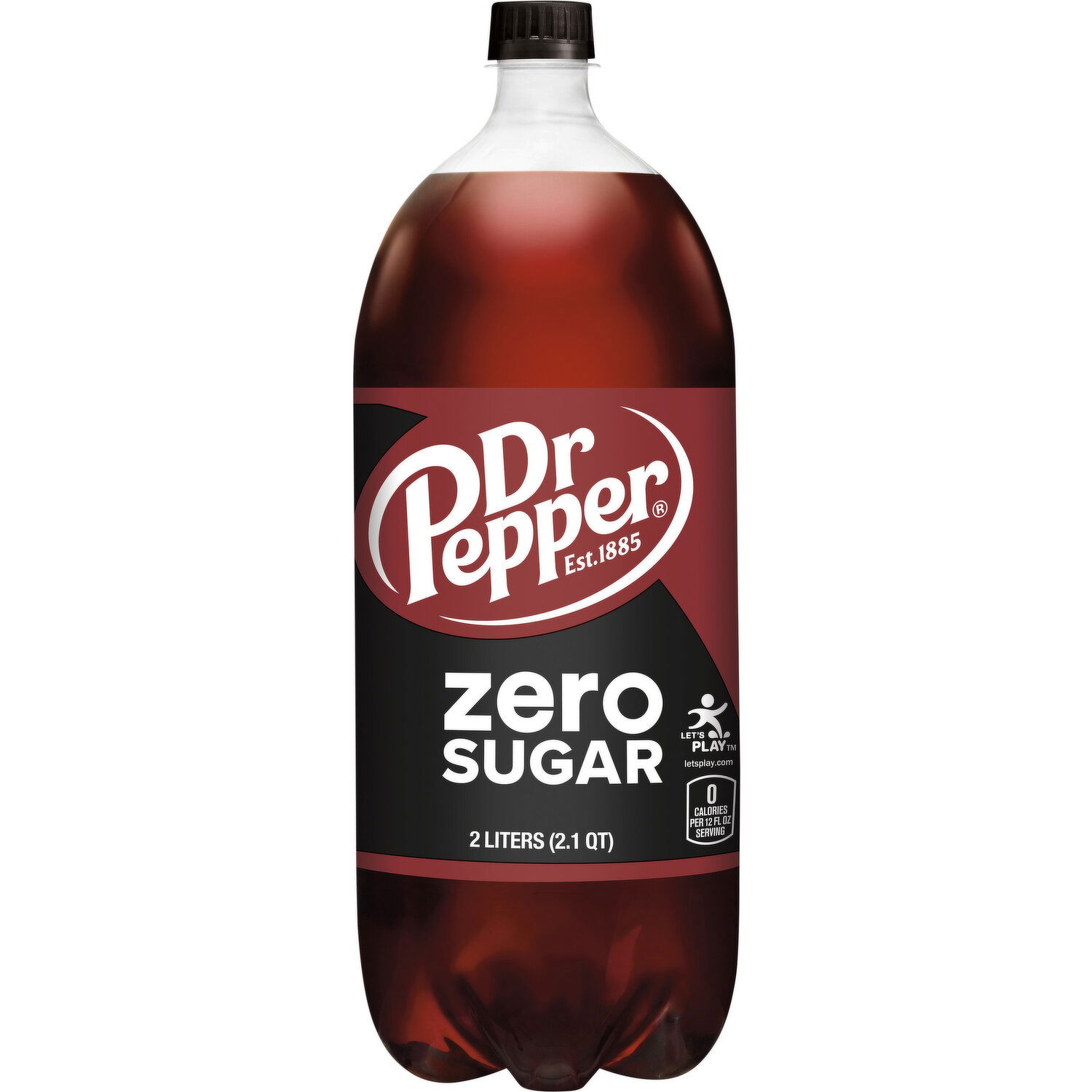 Dr Pepper Soda, Zero Sugar - 2.1 Quart - Brookshire's