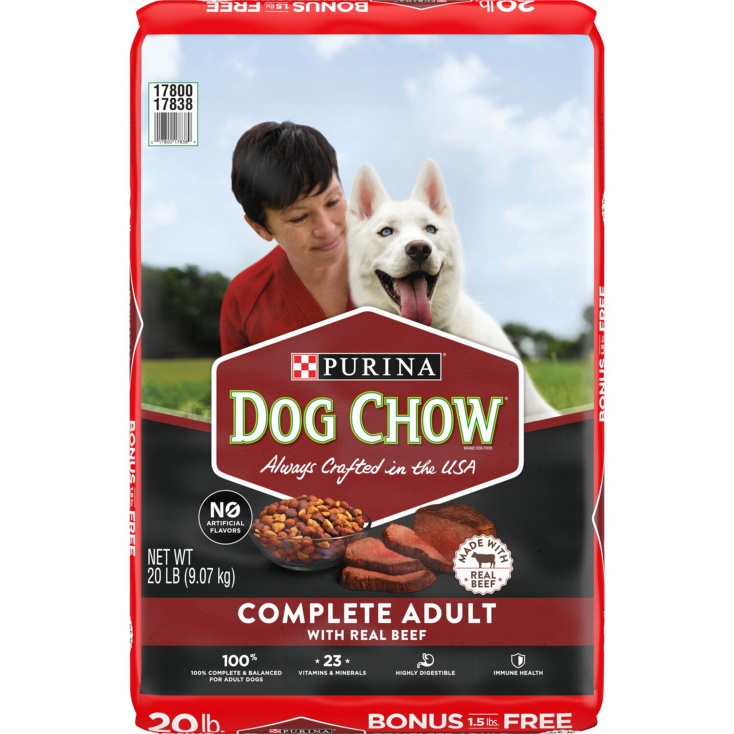 Dog Chow Dry Dog Food Complete Adult With Real Beef FRESH by Brookshire s