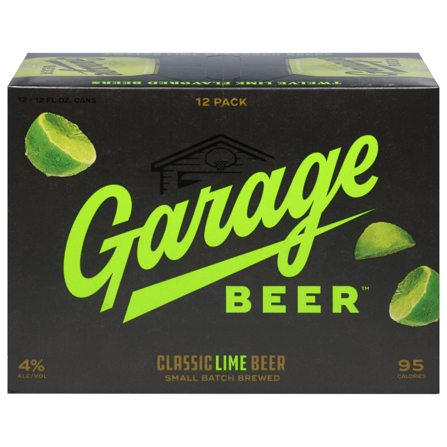 Garage Beer Beer, Classic, Lime, 12 Pack - 12 Each - Super 1 Foods