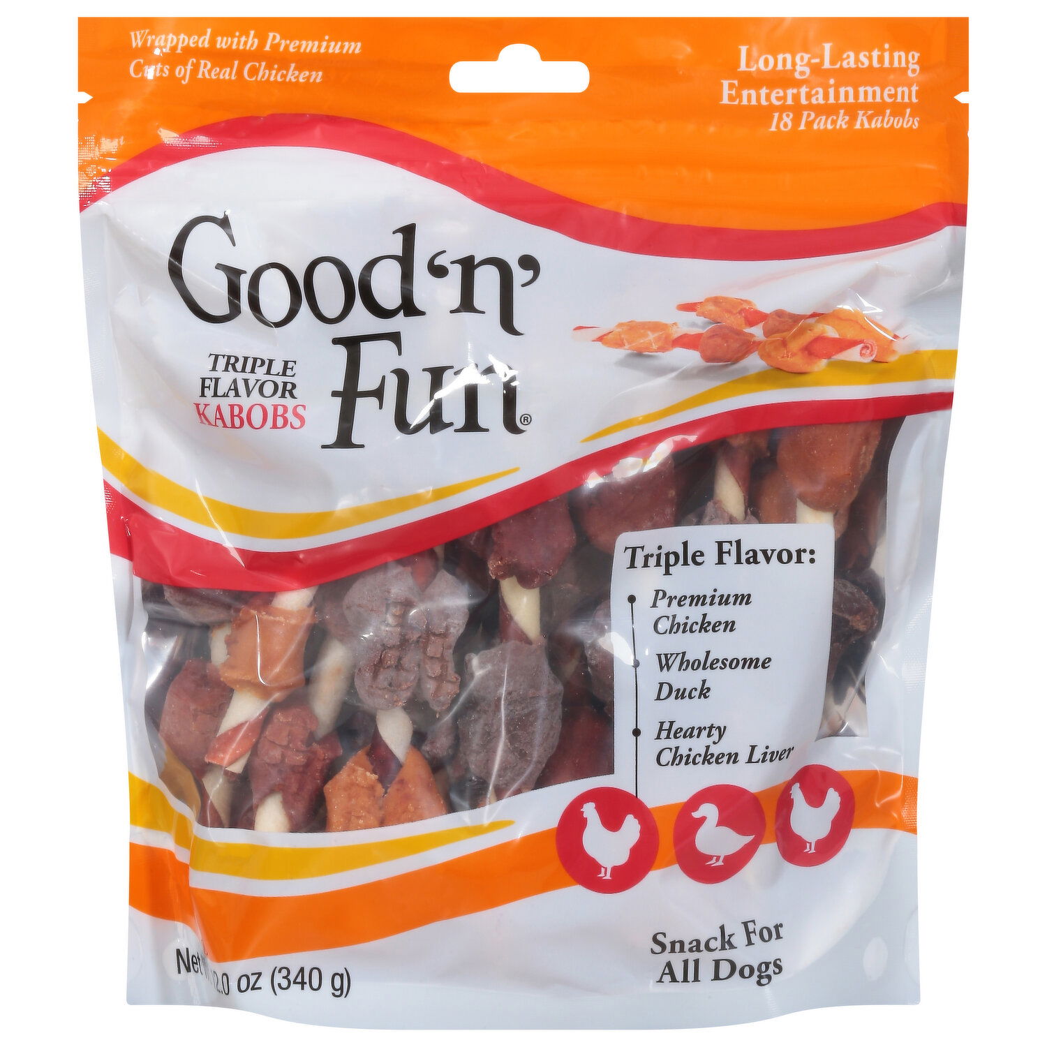 Good n Fun Snack for All Dogs Triple Flavor Wings FRESH by Brookshire s