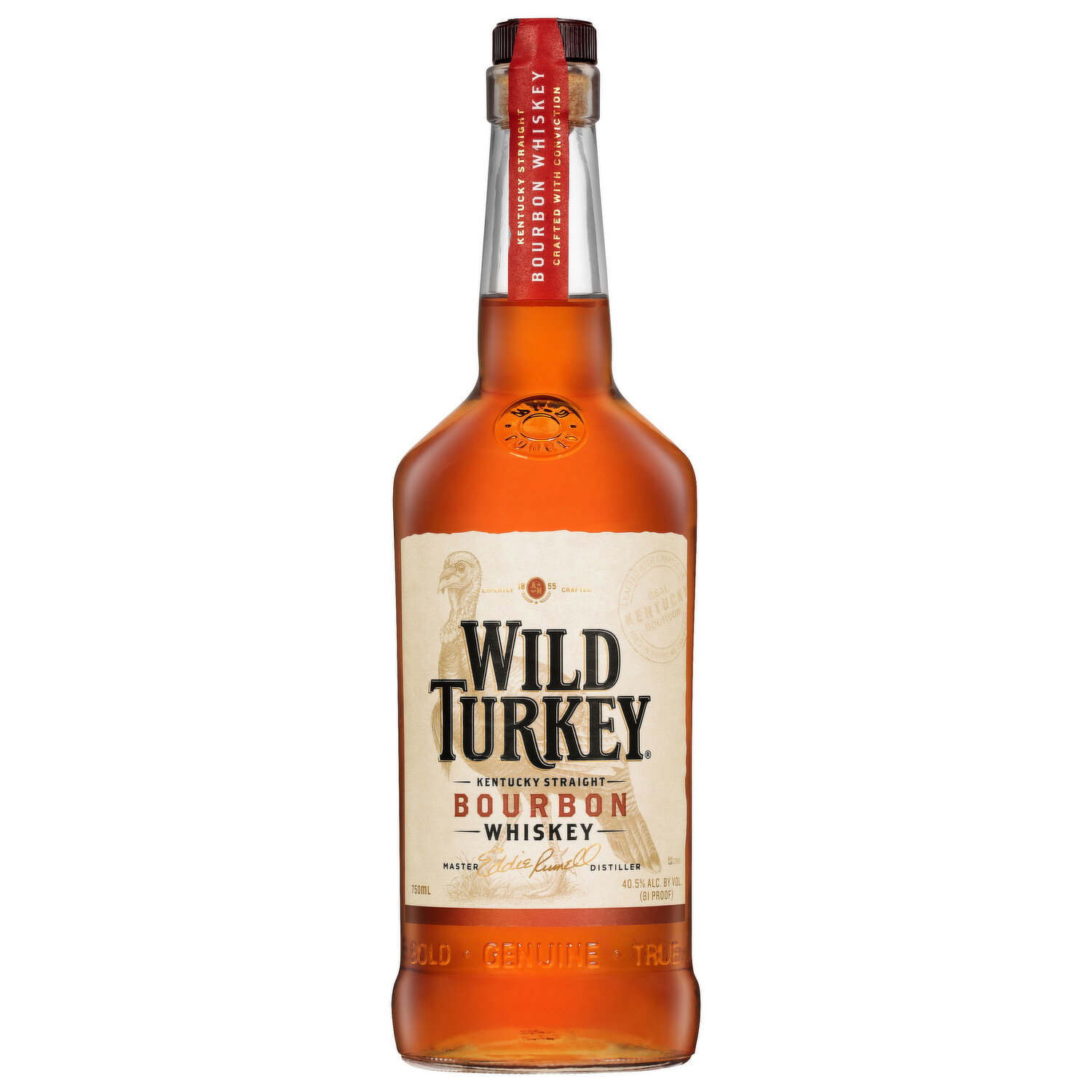 Wild Turkey Bourbon Whiskey, Kentucky Straight - 750 Milliliter